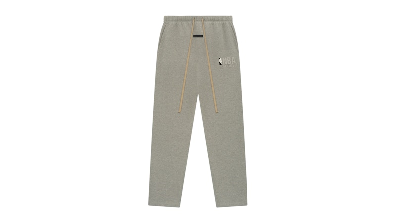 Pre-owned Fear Of God Men's Essentials Nba Relaxed Sweatpants In Warm Heather