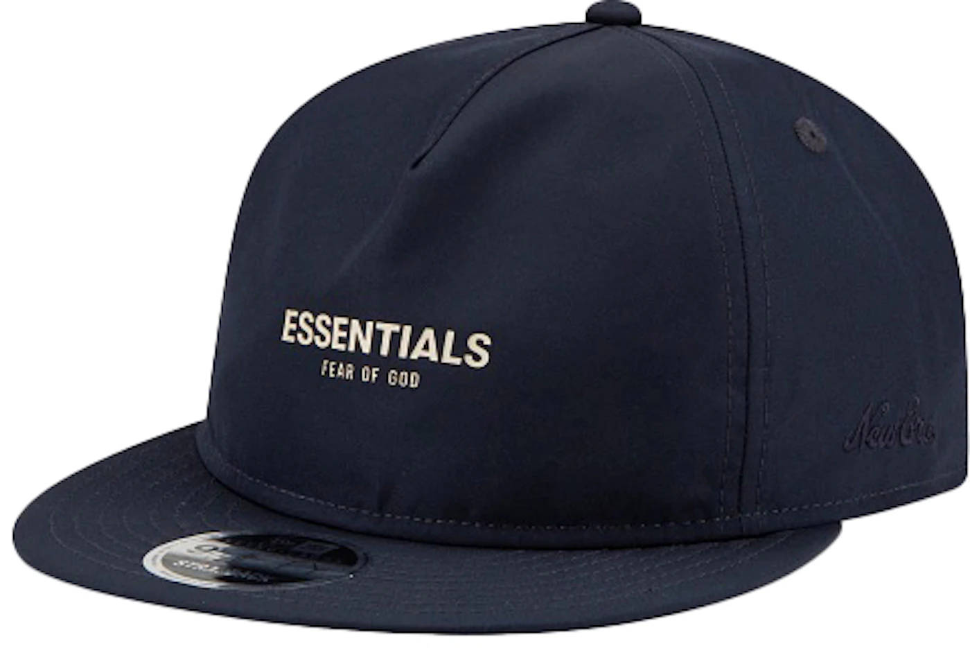 Fear of God Essentials New Era Retro Crown 9Fifty A-Frame Hat Navy Men ...