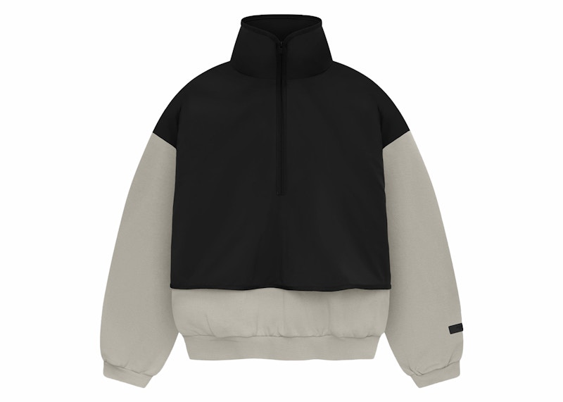 【ESSENTIALS】Nylon Fleece Mockneck Sweater/Ink / Jet Black Fear of God Essentials Nylon Fleece Mockneck Sweater Seal