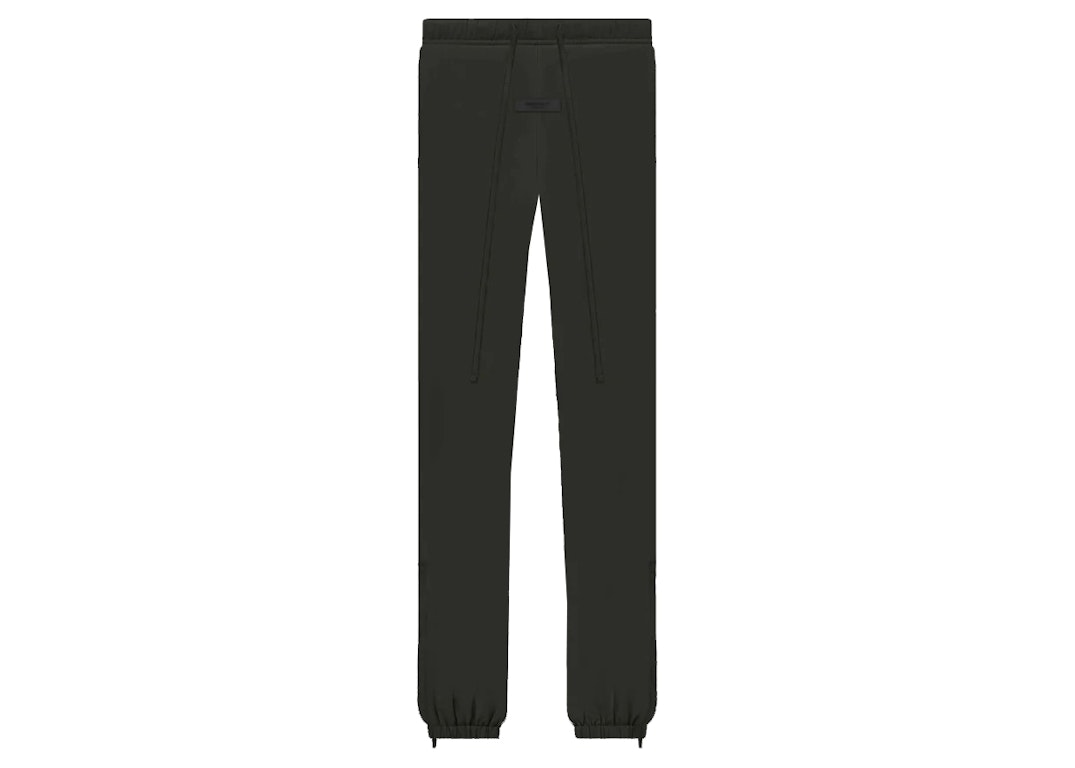 Pre-owned Fear Of God Essentials Nylon Track Pant Off Black