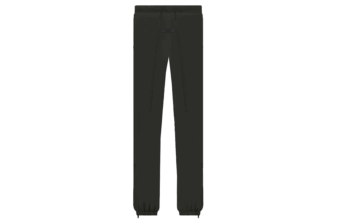 Pre-owned Fear Of God Essentials Nylon Track Pant Off Black