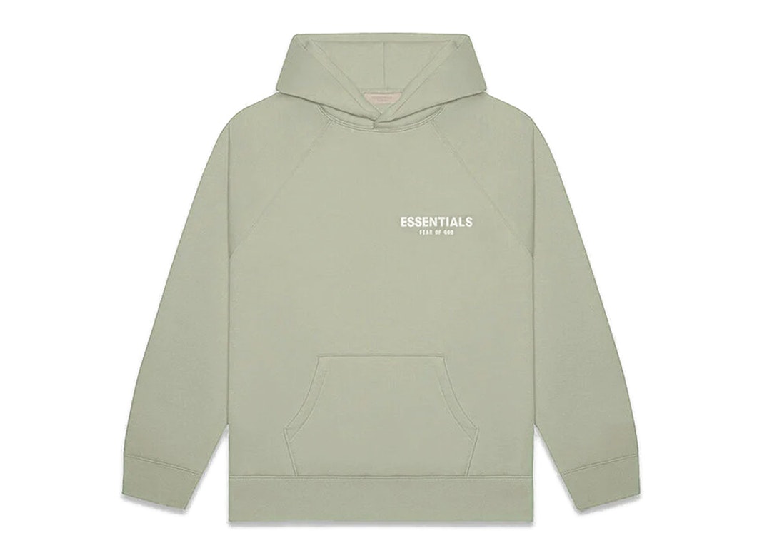 Pre-owned Fear Of God Essentials Oversized Hoodie Seafoam