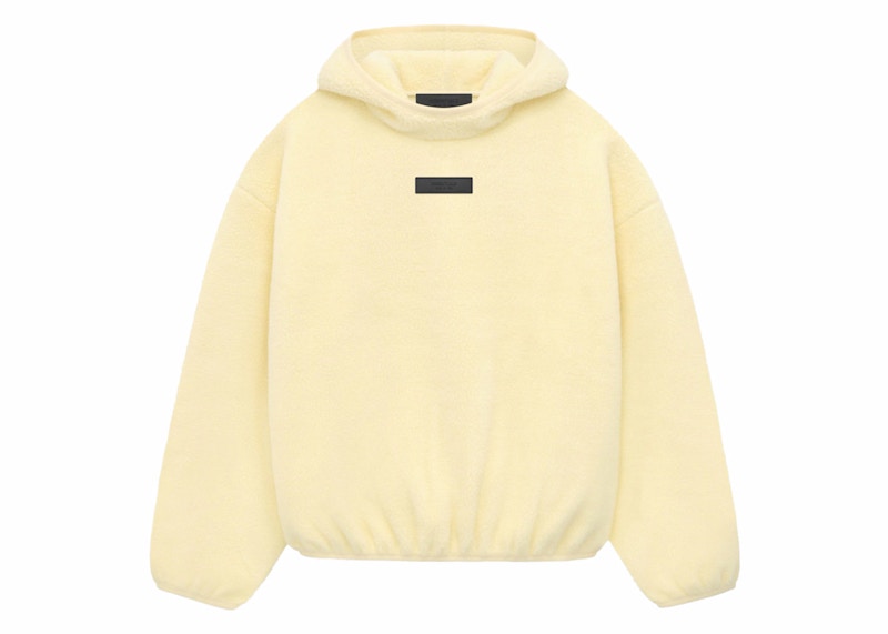 Fear of God Essentials Polar Fleece Hoodie Garden Yellow