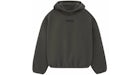Hoodie Fear of God Essentials Polar Fleece en negro tinta