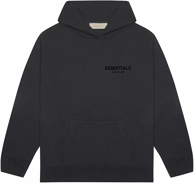 Fear of God Essentials Pullover Chest Logo Hoodie Stretch Limo/Black