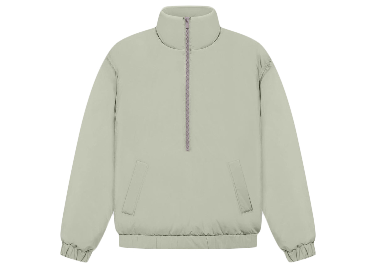 Fear of God Essentials Quilted Pullover Seafoam