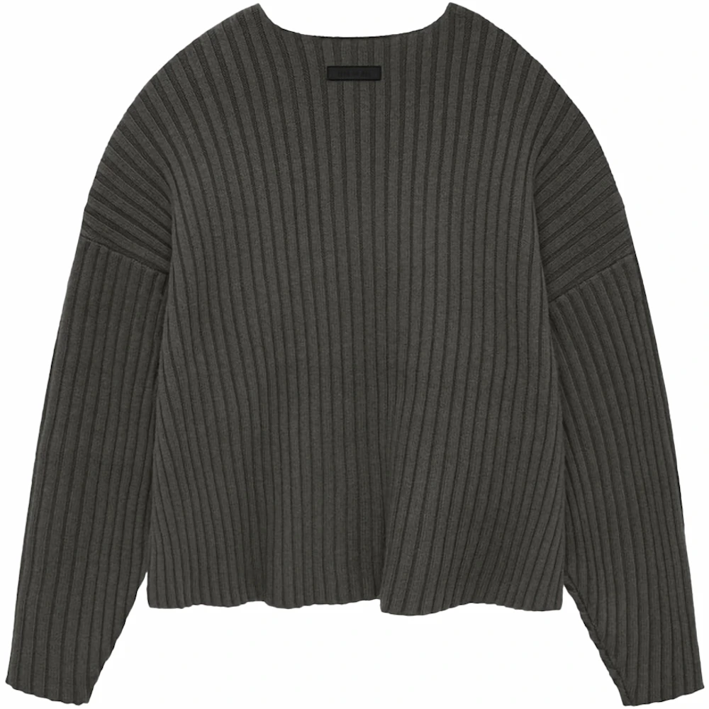Fear of God Essentials Raw Neck Sweater Ink Men's - FW23 - US
