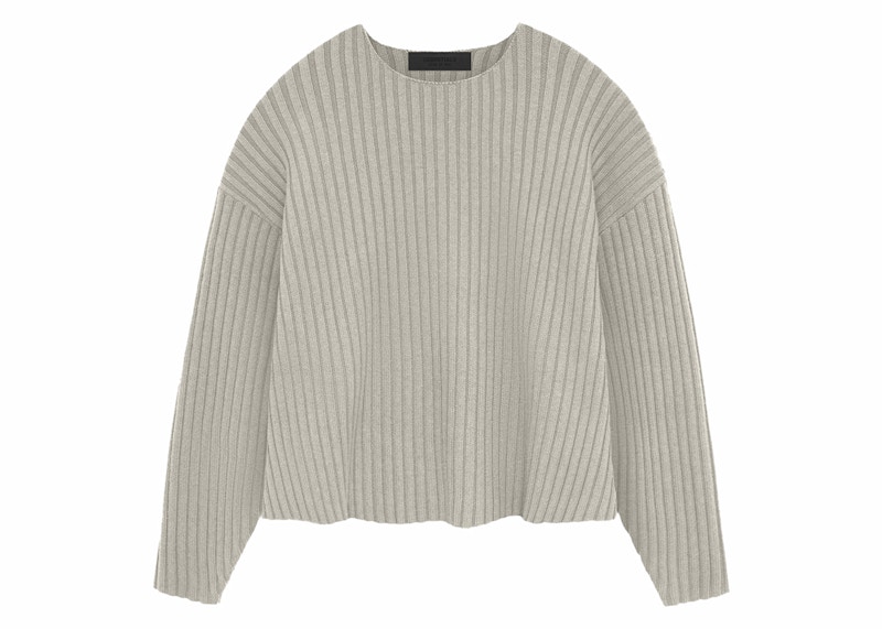 Fear of God Essentials 1977 Raw Edge Sweater Iron Men's - SS22 - US