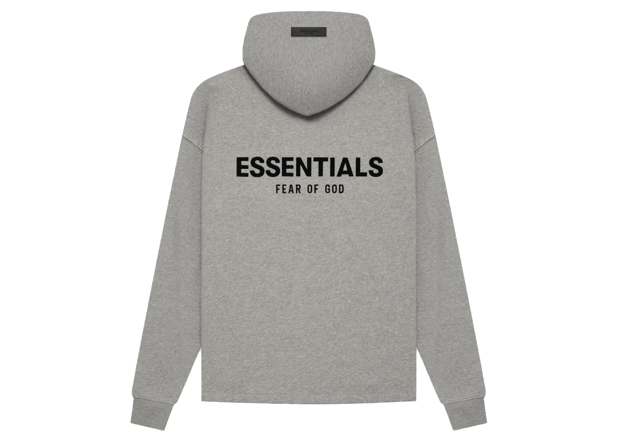 Fear of God Essentials Relaxed Hoodie Dark Oatmeal Men's - FW22