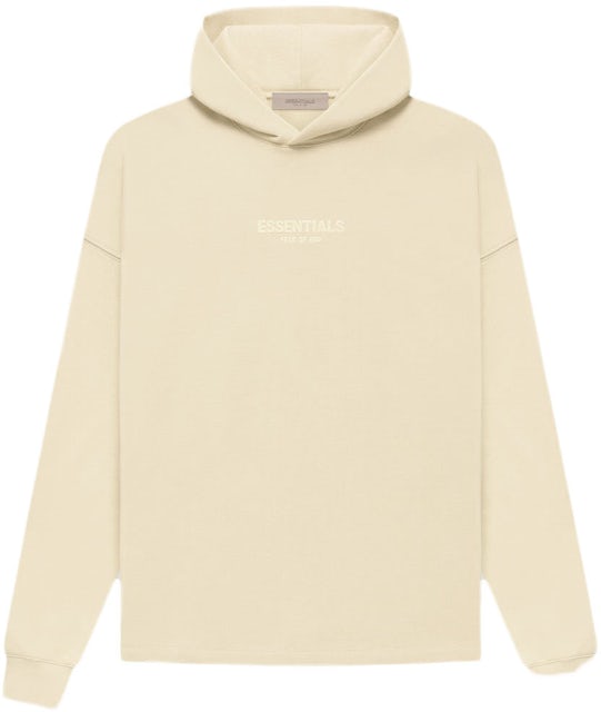 Fear of God Essentials Relaxed Hoodie Egg Shell Men\'s - FW22 - US
