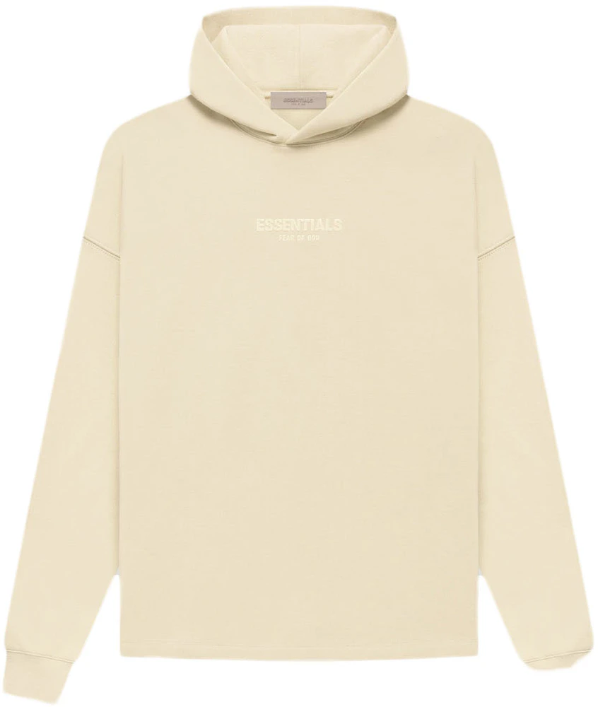 Fear of God Essentials Relaxed Hoodie Egg Shell Men's - FW22 - US