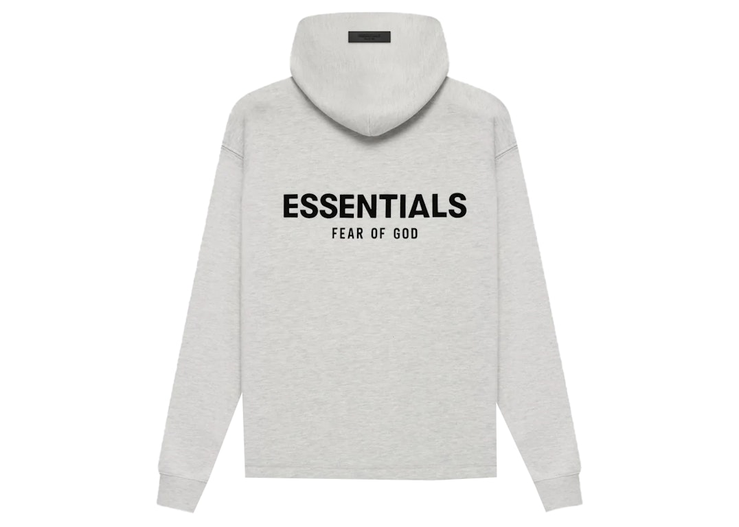 Pre-owned Fear Of God Essentials Relaxed Hoodie Light Oatmeal
