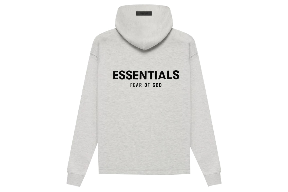 Pre-owned Fear Of God Essentials Relaxed Hoodie Light Oatmeal