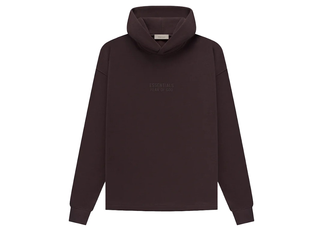 Pre-owned Fear Of God Essentials Relaxed Hoodie Plum