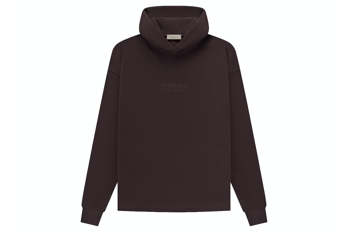 Pre-owned Fear Of God Essentials Relaxed Hoodie Plum