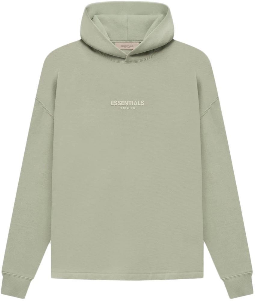 Fear of God Essentials Relaxed Hoodie Seafoam Men's - SS22 - US