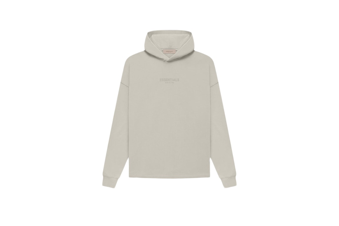 Pre-owned Fear Of God Essentials Relaxed Hoodie Smoke