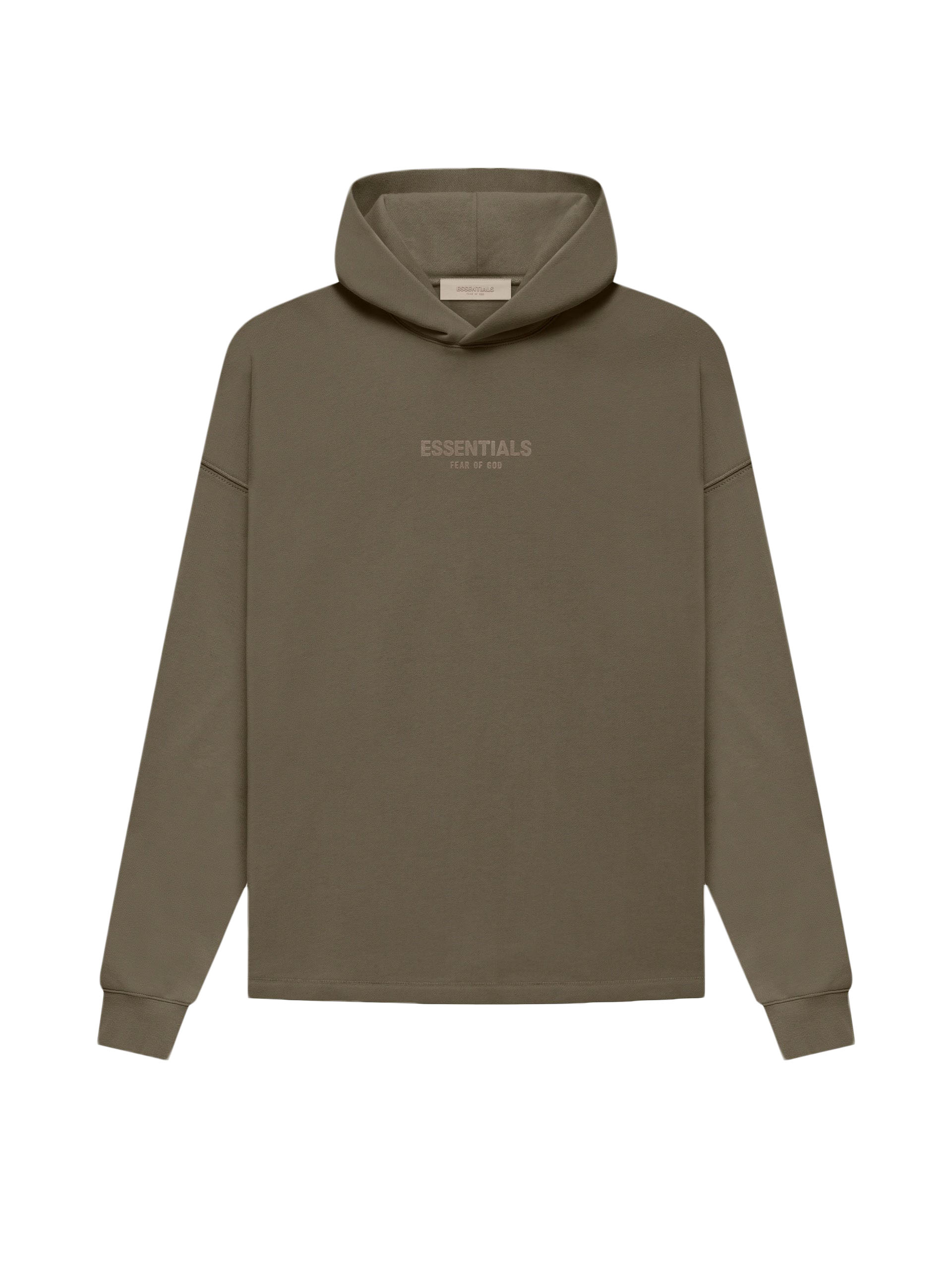 Fear of God Essentials Relaxed Hoodie Wood Men's - FW22 - US