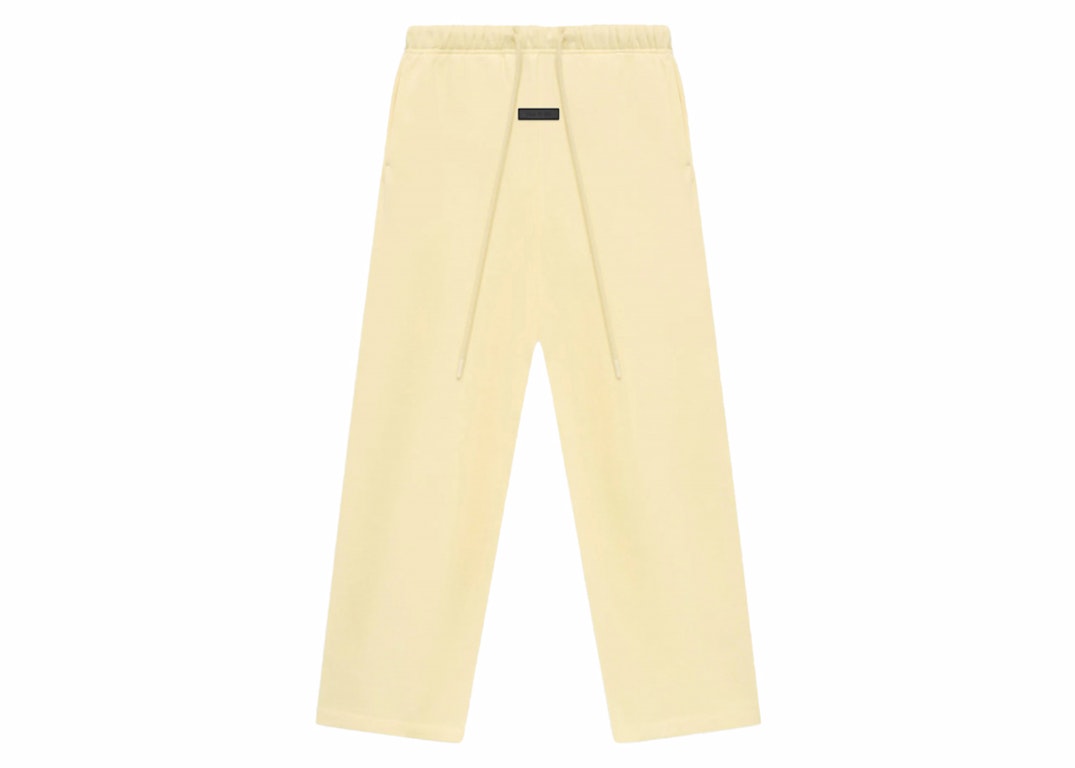 Pre-owned Fear Of God Essentials Relaxed Pants Garden Yellow