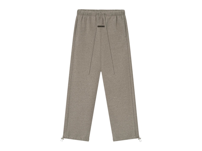 Pre-owned Fear Of God Men's Essentials Relaxed Piping Fleece Sweatpant In Homestead Heather In Purple