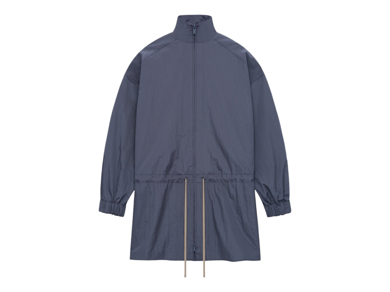 Fear of God Essentials Ripstop Mockneck Anorak Marine Men's