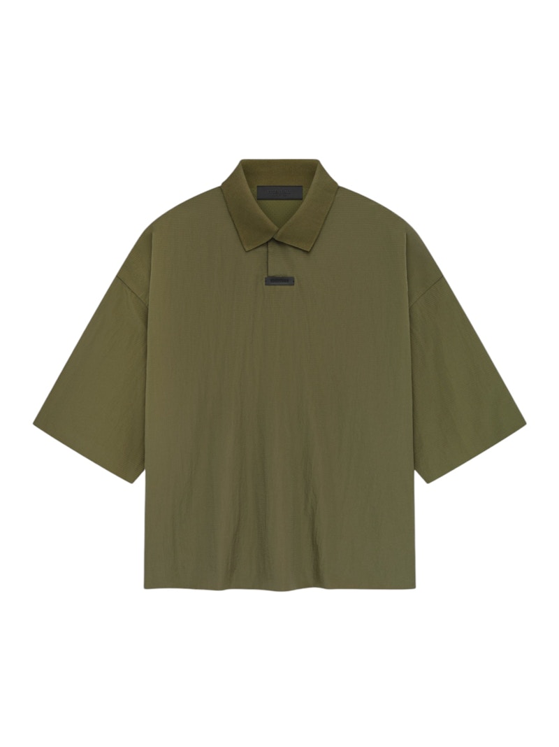 Fear of God Essentials Ripstop Polo Military