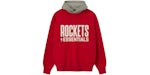 Fear of God Essentials Rockets Sport Hoodie Red/Concrete Heather