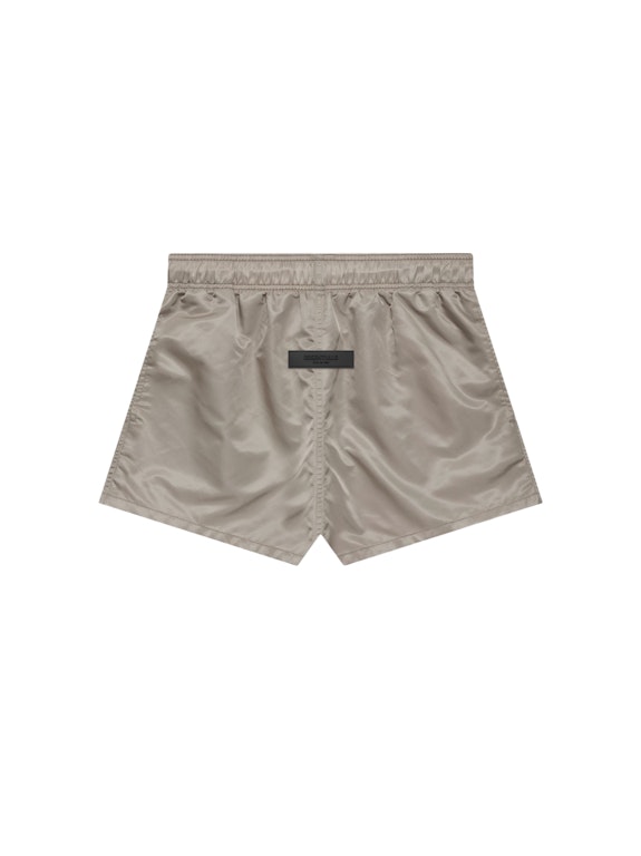 Pre-owned Fear Of God Essentials Running Short Desert Taupe