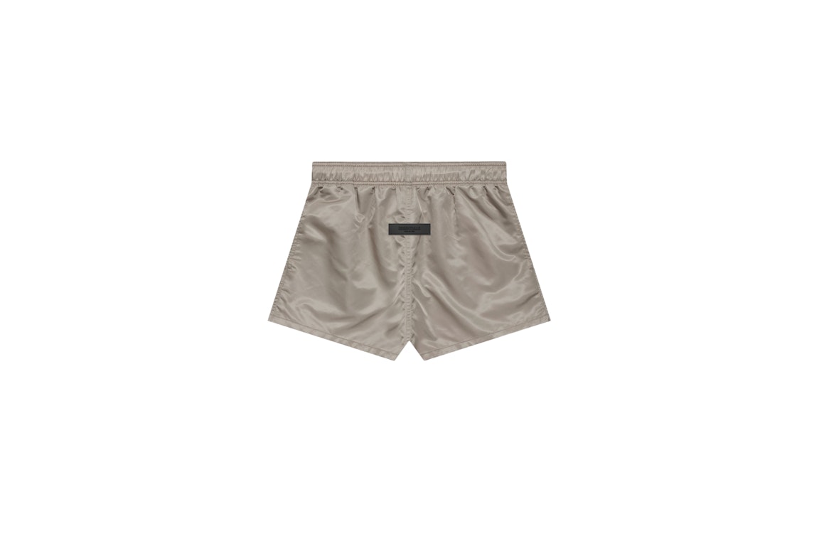 Pre-owned Fear Of God Essentials Running Short Desert Taupe