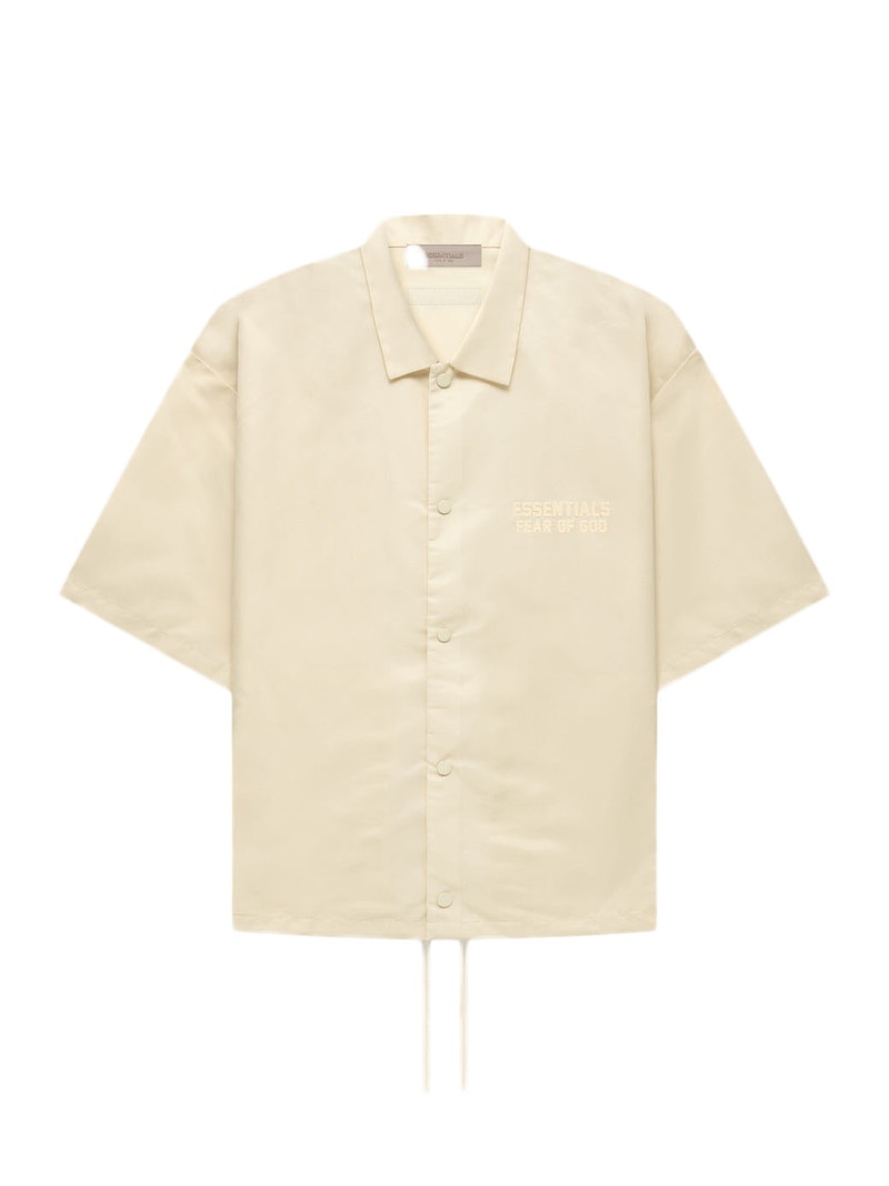 Fear of God Essentials S/S Nylon Shirt Egg Shell Men's - FW22 - US