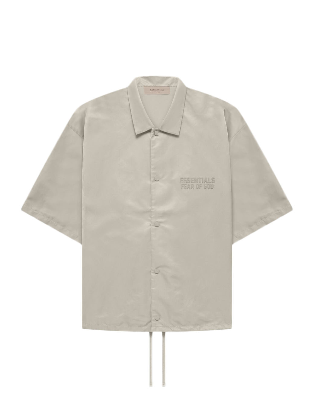 Fear of God Essentials S/S Nylon Shirt Smoke Men's - FW22 - US