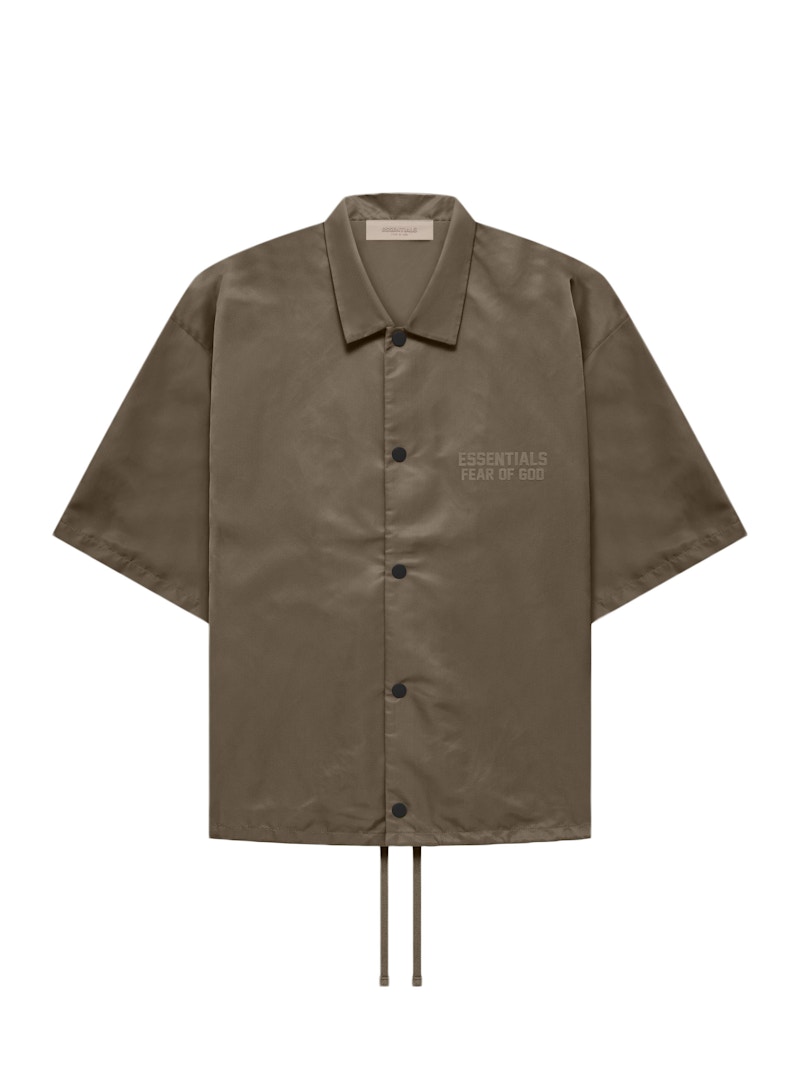 Fear of God Essentials SS Nylon Shirt Wood