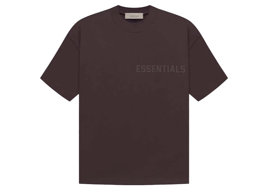 Pre-owned Fear Of God Essentials Ss Tee Plum