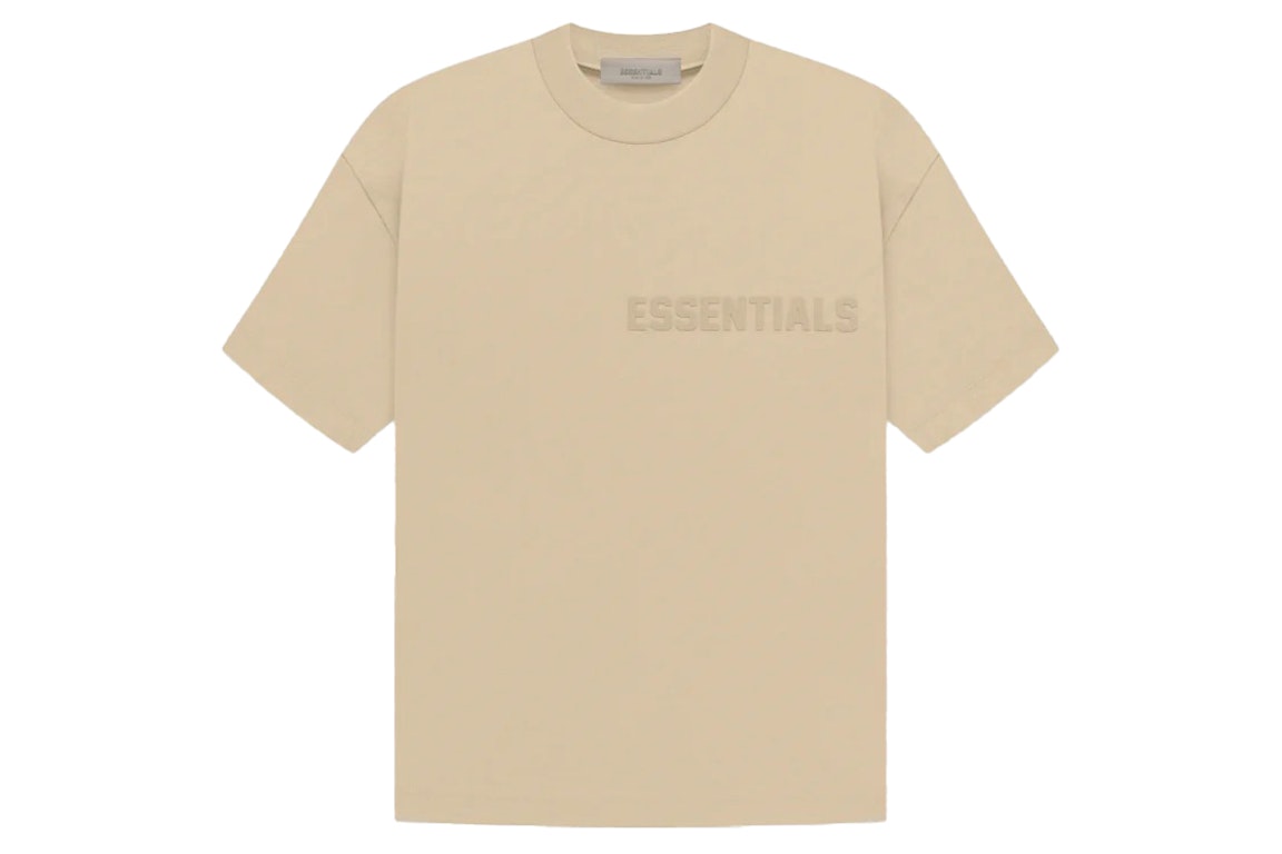 Pre-owned Fear Of God Essentials Ss Tee Sand