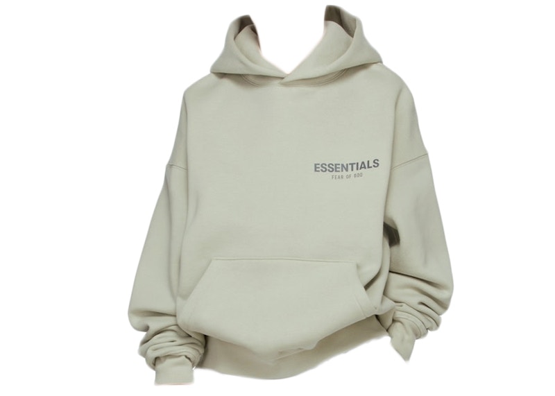 Fear of God Essentials SSENSE Exclusive Kids Hoodie Concrete Kids