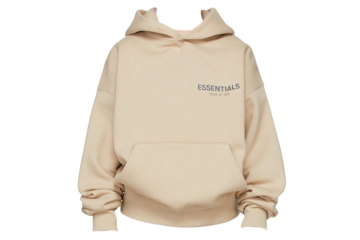 Pre-owned Fear Of God Essentials Ssense Exclusive Kids Hoodie Linen