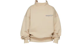 Fear of God Essentials SSENSE Exclusive Kids Mock Neck Sweatshirt Linen