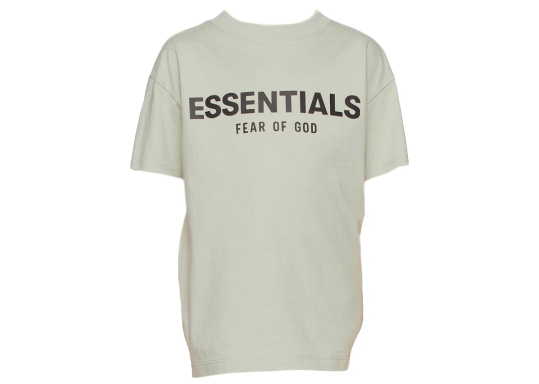 Pre-owned Fear Of God Essentials Ssense Exclusive Kids T-shirt Concrete