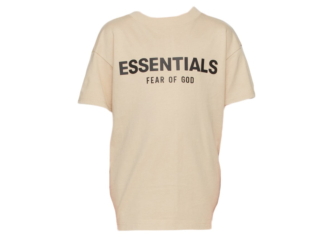 Pre-owned Fear Of God Essentials Ssense Exclusive Kids T-shirt Linen