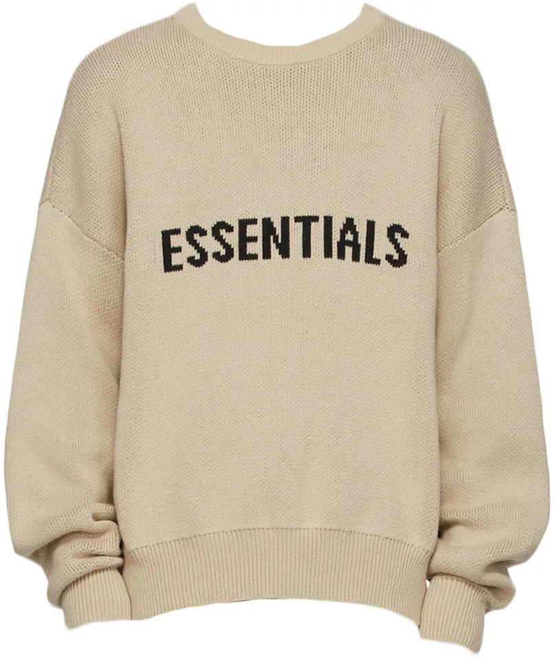 Fear of God Essentials SSENSE Exclusive Pullover Sweater Linen Men's ...