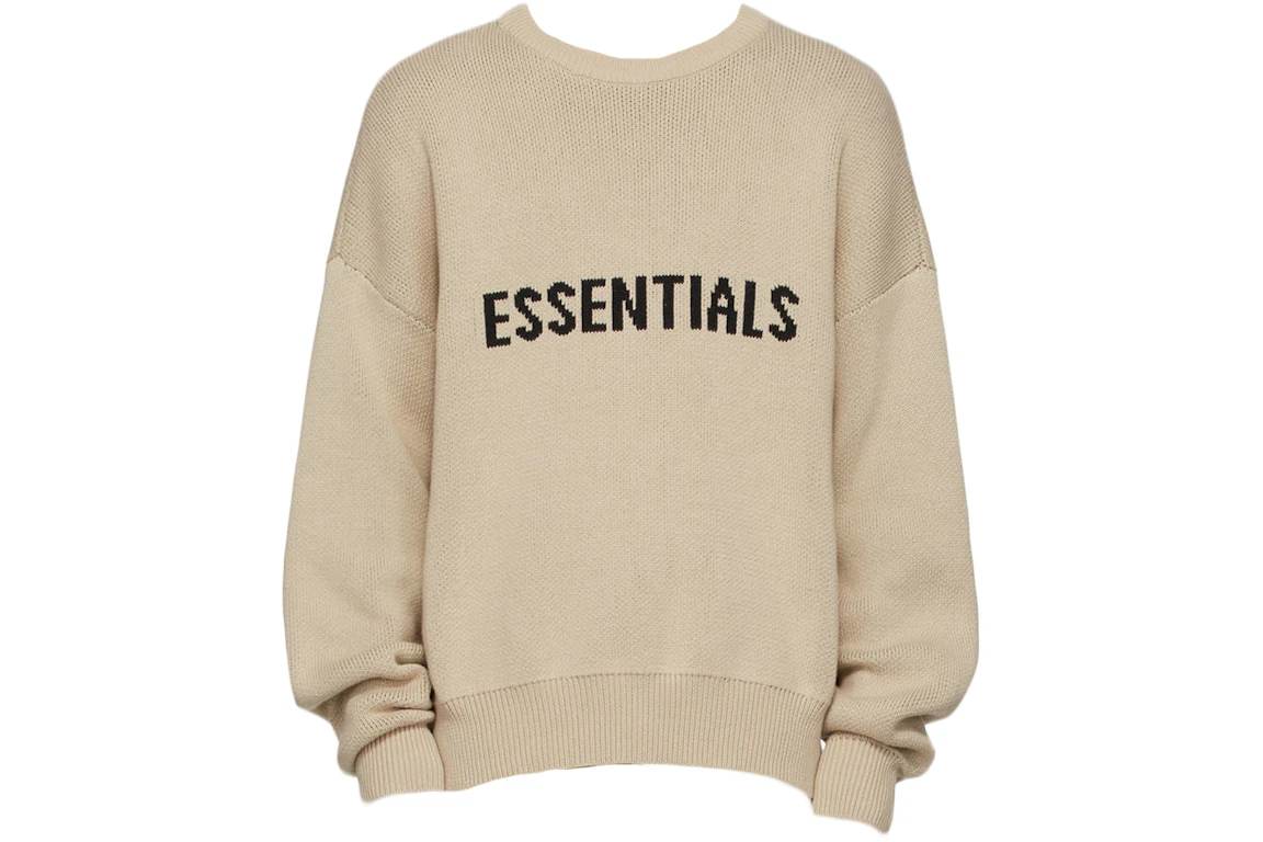 Fear of God Essentials SSENSE Exclusive Pullover Sweater Linen