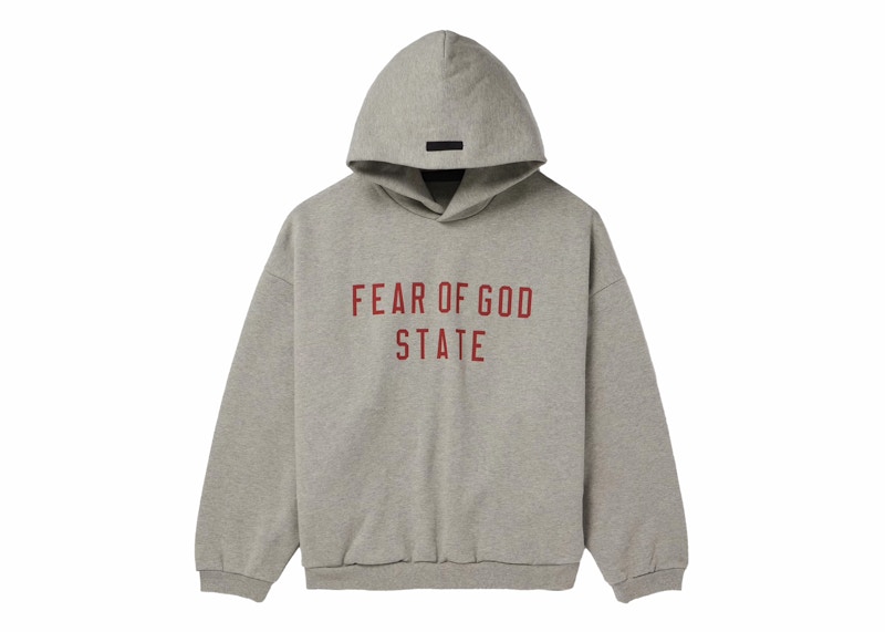 Fear of God Essentials State Hoodie Dark Heather Grey Men's