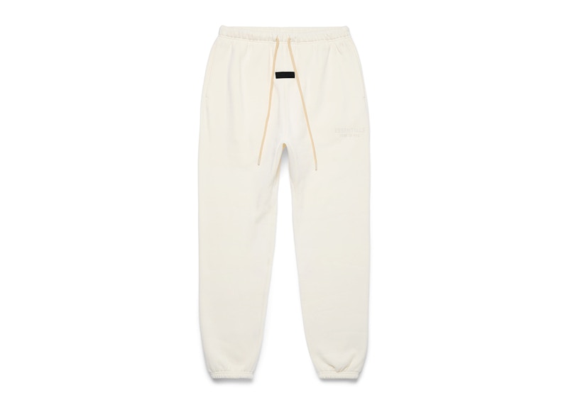 Pre-owned Fear Of God Men's Essentials Sweatpant In Cloud Dancer