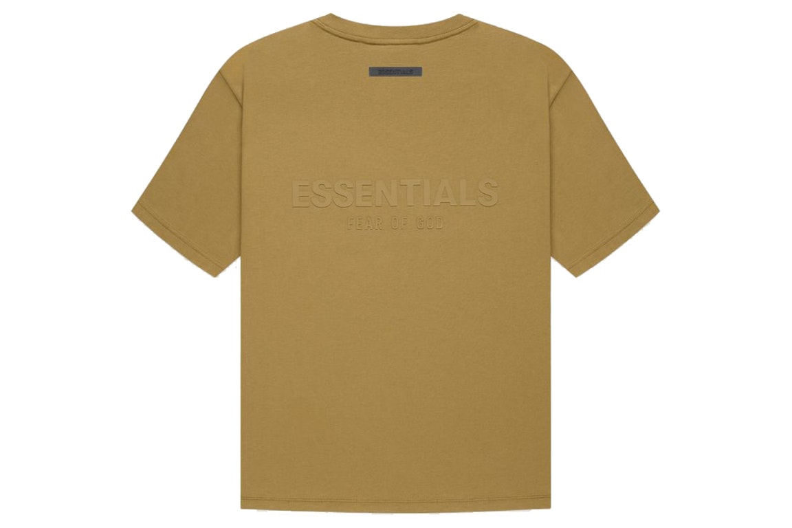 Pre-owned Fear Of God Essentials T-shirt Amber