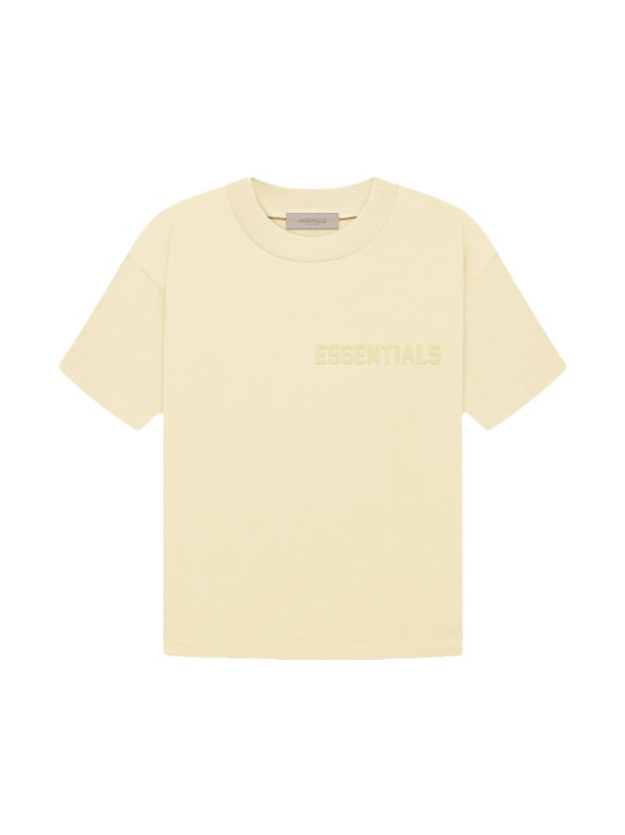 Pre-owned Fear Of God Essentials T-shirt Canary