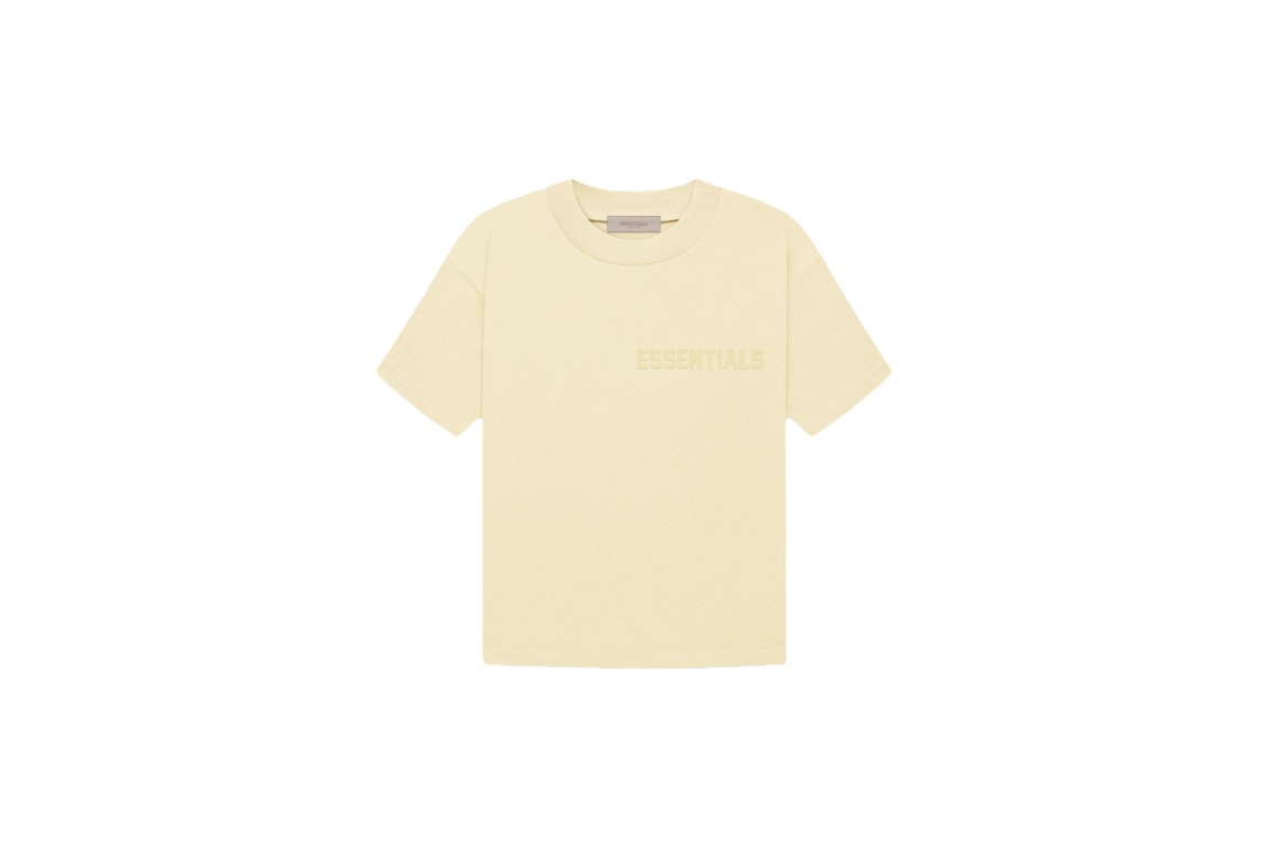 Pre-owned Fear Of God Essentials T-shirt Canary