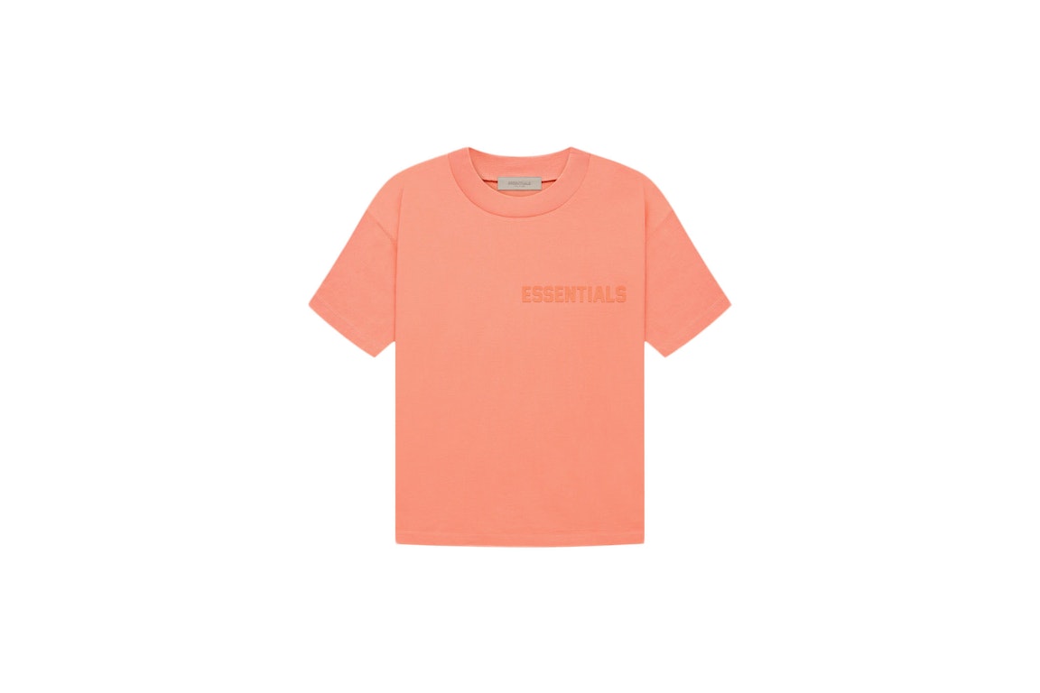 Pre-owned Fear Of God Essentials T-shirt Coral