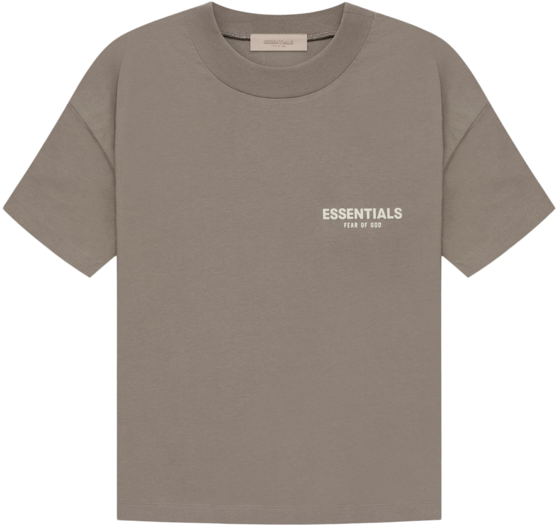 Rood barrière vrijwilliger Fear of God Essentials T-shirt Desert Taupe - SS22 - US