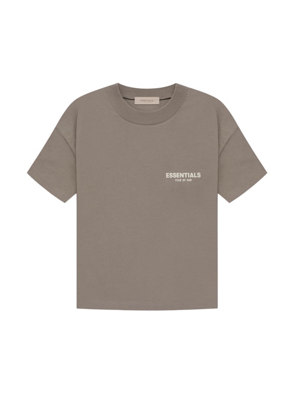 Pre-owned Fear Of God Essentials T-shirt Desert Taupe