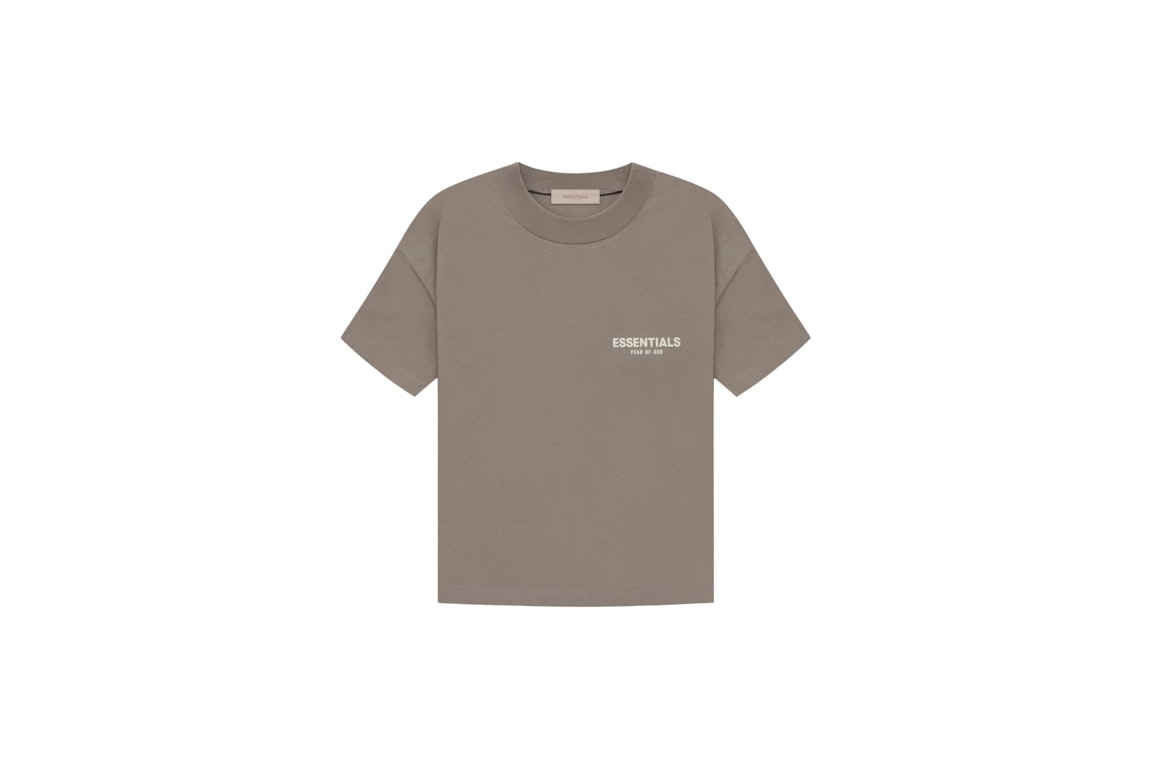 Pre-owned Fear Of God Essentials T-shirt Desert Taupe